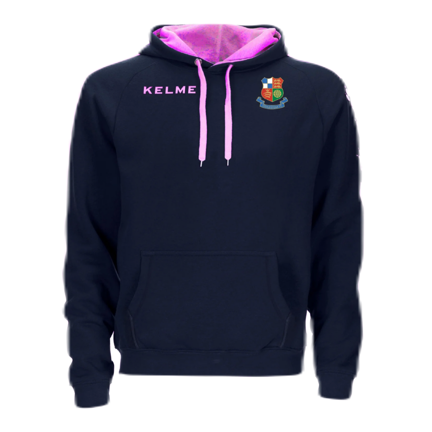 Hooded Top- Navy/Pink