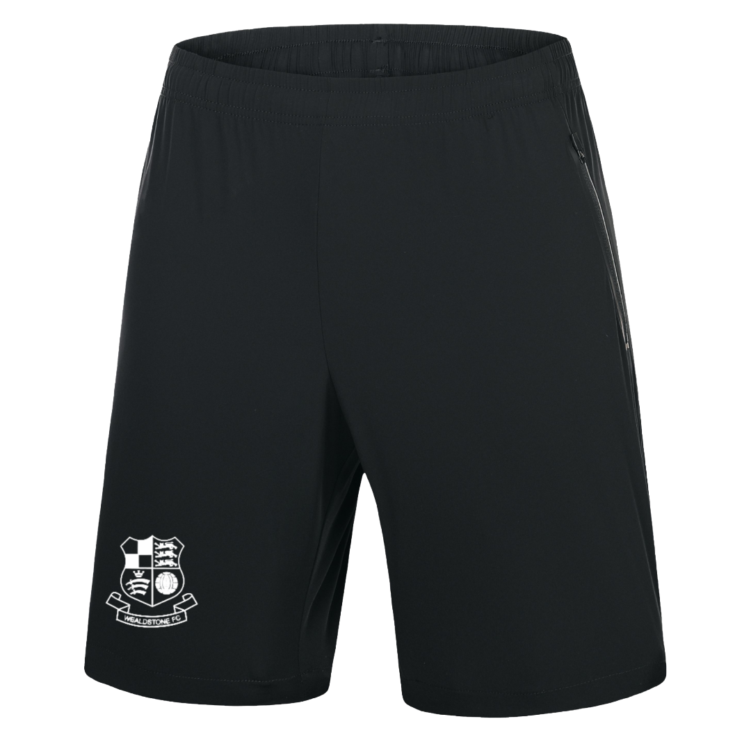 Zip-Pocket Coaches' Shorts - Black